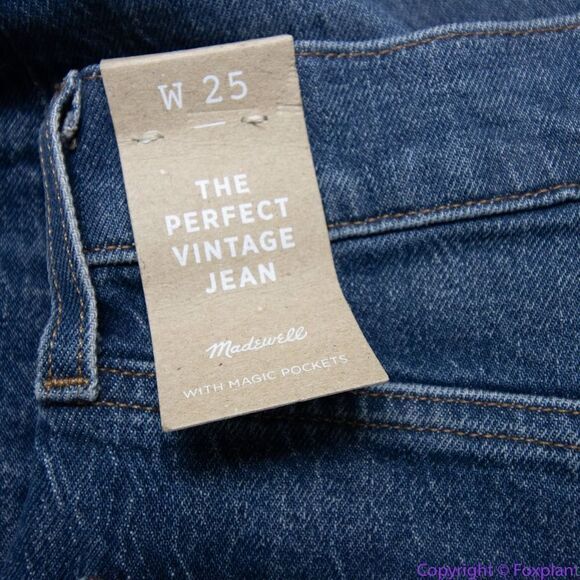NEW Madewell USA-made The Perfect Vintage Jean in Drayton Wash, 25 - Picture 13 of 16